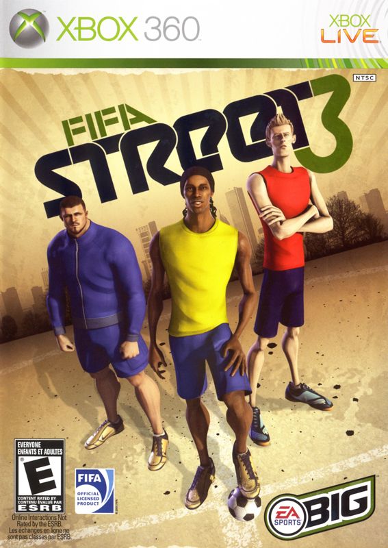 FIFA Street 3 box art for Playstation 3